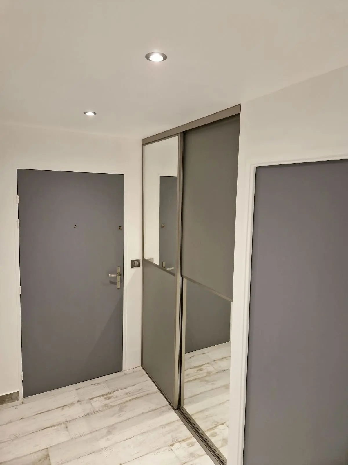 Portes de placard coulissantes à miroir